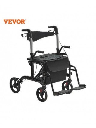 „2 viename“ „Rollator Walker“ ir transportavimo kėdė senjorams