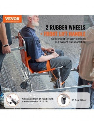 350lbs EMS Stair Climbing Chair Foldable Stair Lift Wheelchair