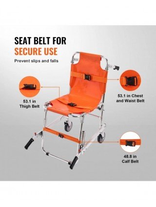 350lbs EMS Stair Climbing Chair Foldable Stair Lift Wheelchair