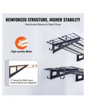 2 Layers Hand Power Tool Organizer Rack Garage Storage Shelving