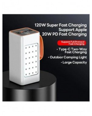200000mAh Large Capacity Two-way Fast Charging 120W Portable