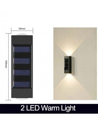 LED Solar Lights Wall Lamp Waterproof Outdoor UP and Down