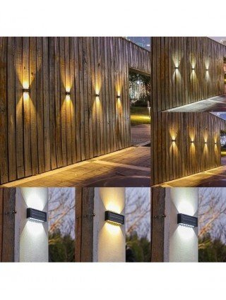 LED Solar Lights Wall Lamp Waterproof Outdoor UP and Down