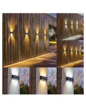 LED Solar Lights Wall Lamp Waterproof Outdoor UP and Down