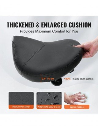 Ergonomic Saddle Stool with 5 Swivel Casters 360° Rotation