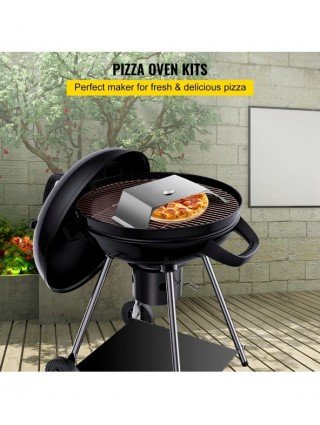 Stainless Steel Grill Pizza Oven Kit, Pizza Maker Kit for Most