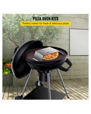 Stainless Steel Grill Pizza Oven Kit, Pizza Maker Kit for Most