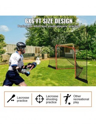 12' x 9' Hockey and Lacrosse Goal Backstop with Extended