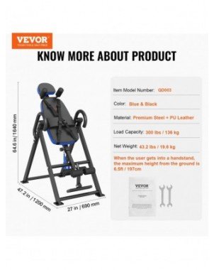 Inversion Table Heavy Duty Inversion Table Decompression Back