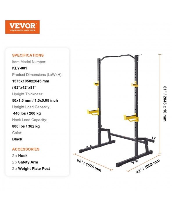 Squat Stand Power Rack Multi-Functional Power Rack with Pull up Squat Stand Power Rack Multi-Functional Power Rack with Pull up