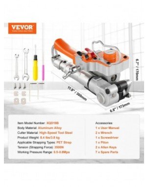 3500N Pneumatic Strapping Tool Automatic Packaging Machine