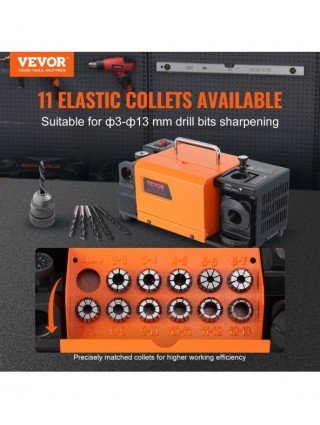 Drill Bits Sharpener 3-13mm Mill Grinder Sharpener Portable