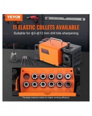 Drill Bits Sharpener 3-13mm Mill Grinder Sharpener Portable