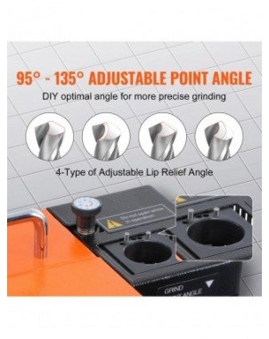 Drill Bits Sharpener 3-13mm Mill Grinder Sharpener Portable