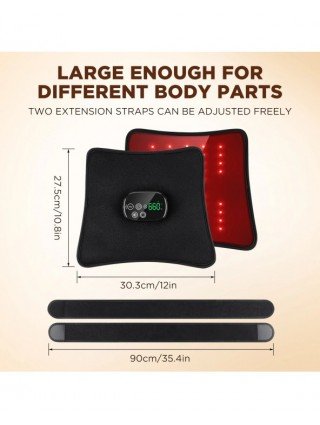 Electric Infrared Knee Pad Red Light Heating Vibration Massager