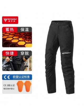 Winter Motorcycle Riding Quick Release Pants Warm Waterproof