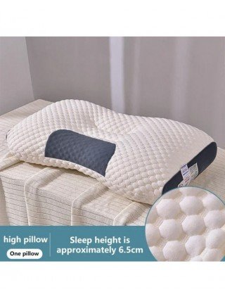 Neck massage pillow for sleeping, home orthopedic pillow, soy