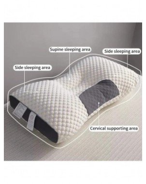 Neck massage pillow for sleeping, home orthopedic pillow, soy