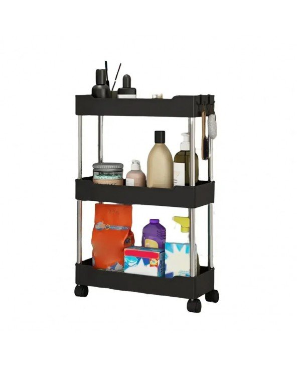 Storage Cart Multifunctional High Capacity Save Space 3/4-Tier Storage Cart Multifunctional High Capacity Save Space 3/4-Tier