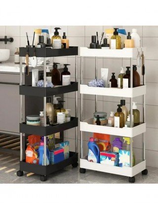 Storage Cart Multifunctional High Capacity Save Space 3/4-Tier