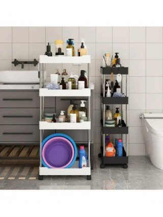 Storage Cart Multifunctional High Capacity Save Space 3/4-Tier