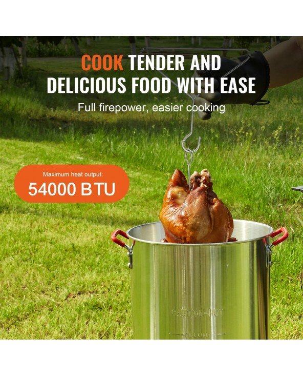 30QT Turkey Deep Fryer Fish Fryer Boiler Steamer Cooker Set 30QT Turkey Deep Fryer Fish Fryer Boiler Steamer Cooker Set