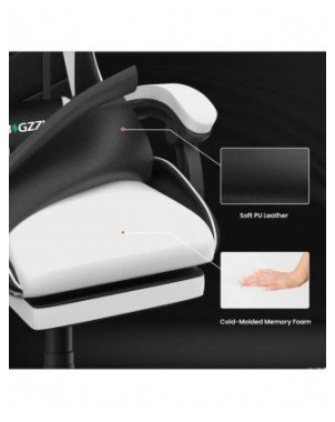 Gaming Chair with Footrest Gamer Chairs Ergonomic with Lumbar