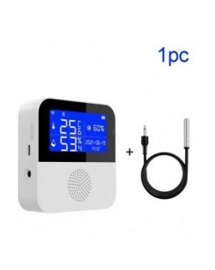 Tuya Smart WIFI Temperature and Humidity Sensor with Backlight