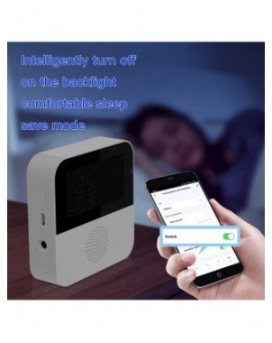Tuya Smart WIFI Temperature and Humidity Sensor with Backlight