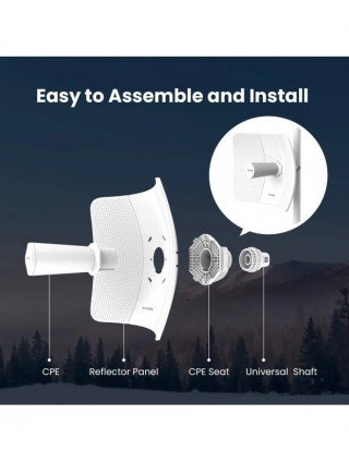Tenda O8 Outdoor Access Point 433 Mbps Long Range CPE 5GHz