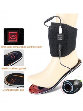1 Pair 3.7V 3600mAh Heated Insoles Battery Powered Rechargeable