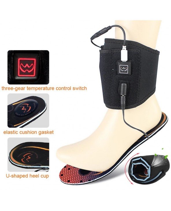 1 Pair 3.7V 3600mAh Heated Insoles Battery Powered Rechargeable 1 Pair 3.7V 3600mAh Heated Insoles Battery Powered Rechargeable