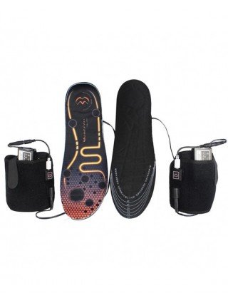1 Pair 3.7V 3600mAh Heated Insoles Battery Powered Rechargeable
