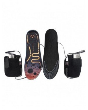 1 Pair 3.7V 3600mAh Heated Insoles Battery Powered Rechargeable