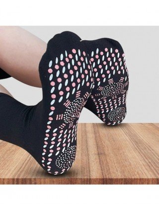 1/6pairs Tourmaline Self-Heating Socks Winter Warm Thermal