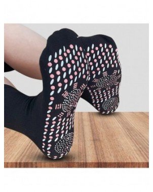 1/6pairs Tourmaline Self-Heating Socks Winter Warm Thermal