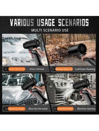 X9 Car Violent Air Blower Powerful Handheld Turbo Jet Fan 64MM