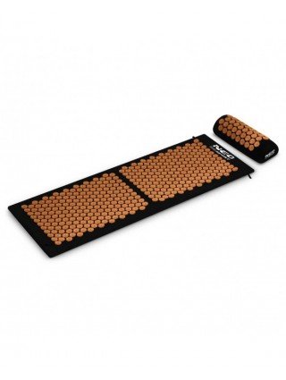 NS-901 black and gold acupressure mat with spikes Neo-Sport