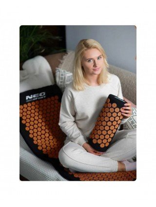 NS-901 black and gold acupressure mat with spikes Neo-Sport