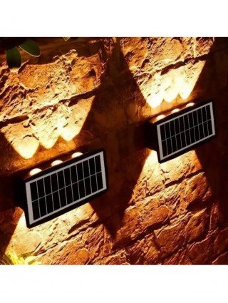 Solar Wall LED Light Outdoor Garden Decoration Wall Lamp High