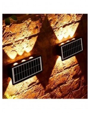 Solar Wall LED Light Outdoor Garden Decoration Wall Lamp High