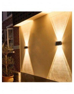 Solar Wall LED Light Outdoor Garden Decoration Wall Lamp High