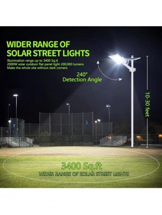 5000W Solar Light Outdoor Waterproof IP65 Solar Street Light