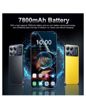 Cell Phone X8 Pro 7.3 HD Screen SmartPhone 16G+1T 5G Dual Sim