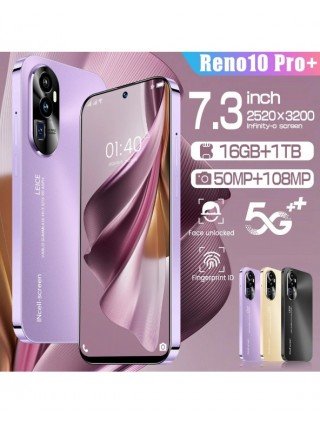 2025 Reno 10 Pro Smartphone 7.3 inch Full Screen 5G Cell Phone