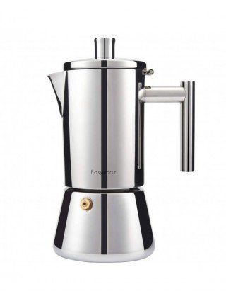 Easyworkz Diego Stovetop Espresso Maker Stainless Steel Italian