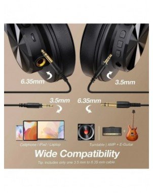 Oneodio Fusion A70 Bluetooth 5.2 Headphones Hi-Res Audio Over