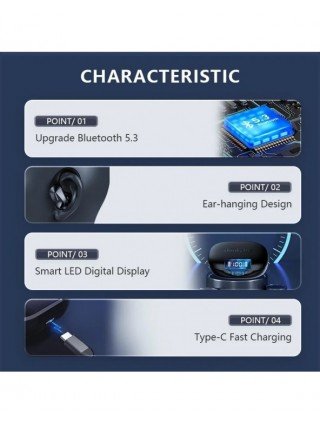 Original Lenovo LP75 TWS Bluetooth V5.3 Headphones Wireless LED