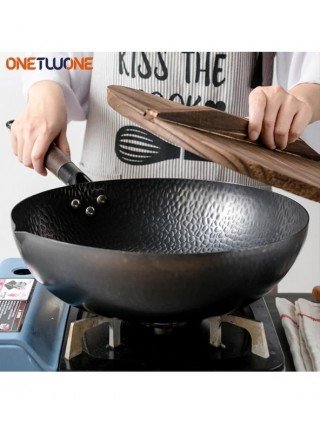 Iron Wok High Quality Traditional Cookware Iron Wok Non-stick