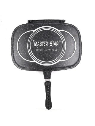 Master Star 36/40cm Double Sided Fry Pan Die-Casting Grill Pan